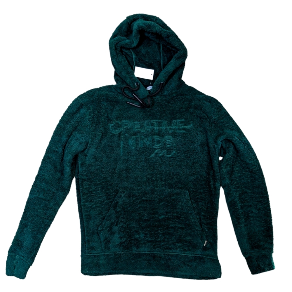 Ron Tomson Fleece Hoodie Men's Green Medium